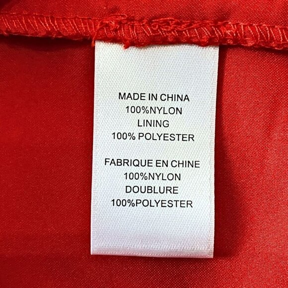 NWT CECE BY CYNTHIA STEFFE RED LACE SHORT SLEEVE SHIFT SCALLOPED DRESS - 8 - Picture 9 of 9